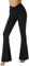 Friptspyg Flared Leggings Women Black Flared Leggings Yoga Pants for Women High Waist V-Shape Tummy Control Flared Trousers, Black M