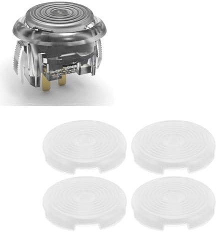 Cappucci di Ricambio per Joystick, 18 Pulsanti da 25,3 Mm, Diametro del Cappuccio, Pulsanti di Gioco Sostitutivi, Compatibili con Fori per Tastiera da 30 Mm (Trasparente)