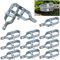 Drahtspanner verzinkt, 12 Stück Drahtspanner 90mm Zaunspanner Verzinkt, Drahtspanner Anthrazit Maschendraht, Maschendrahtzaun Spanndraht, Drahtzaun Spanner für Knotengeﬂechtzaun, Weidezaun