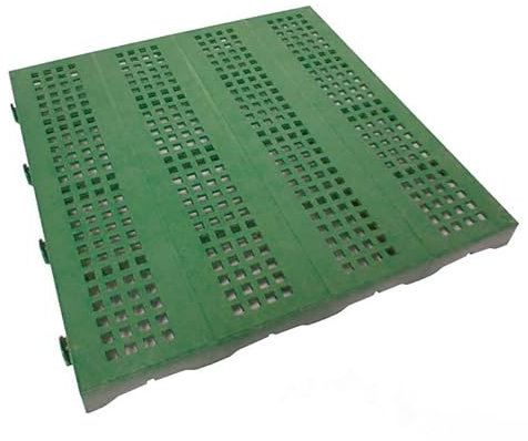 Piastrella di Plastica Singola da Esterno e Giardino 40 x 40 cm Forata