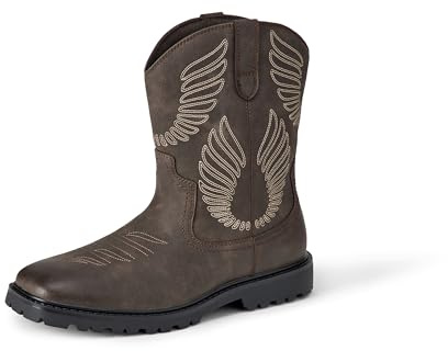 Amazon Essentials herr Aemn63513Fyrkantig tå western cowboy stövlar