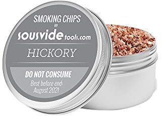 SousVideTools Hickory Wood Flavour Wood Chips for Smoking Gun, 250 ml