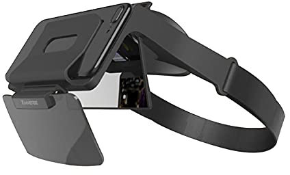 Gafas Realidad Aumentada Gafas Realidad Virtual Casco Montado Cabeza Gafas Realidad Virtual Artefacto Comer Pollo Super Claro 4K Película TV Móvil del Juego (Color : VR)