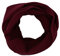 Turnanzug-GymStern Musselin Loop Schal 100% feine Baumwolle ca. 35x130 cm Damenhalstuch Halstuch Damen Frauen (weinrot)
