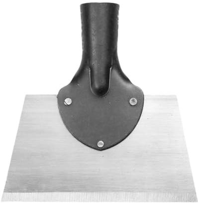 LYEAA Pala da Giardino Multifunzionale for Esterni Pala da Ghiaccio in Acciaio al Manganese Raschietto da Giardino Antighiaccio Rimuovi il Letame Pala da Diserbo for Piantare l'Agricoltura (