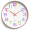 YSWOVUO 30cm Reloj de Pared, Movimiento de Cuarzo Silencioso, Relojes de Pared Decorativo Redondo, Números Fáciles de Leer, Reloj Pared para Salon, Cocina, Dormitorio, Oficina, Escuela
