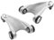 (Lot de 2) Bras de Suspension Supérieur Avant Gauche ET Droit avec Rotule et Silent-bloc compatible pour 147 156 et GT - 51834094 60657246 51834093 60657245