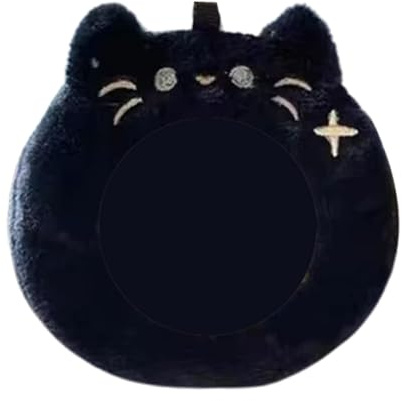 Sirseon Porte-Cartes - Sac pour Photos - Housse Suspendue en Peluche Douce pour protéger Les Cartes de Visite, Les plaques et Les Badges - Accessoires pour Femme, Noir, Consulte la descripción, Voir