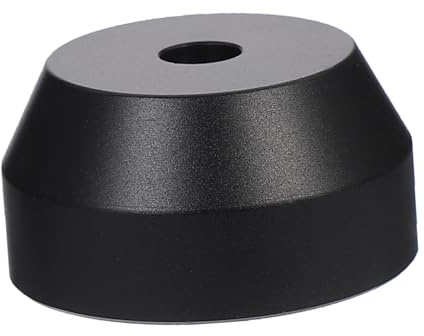 HIAKDOFT Adattatore Giri per Giradischi in Alluminio con Design Professionale per Dischi Vinile Riduce Vibrazioni e Braccio di Lettura Accessorio per Giradischi e Vinili