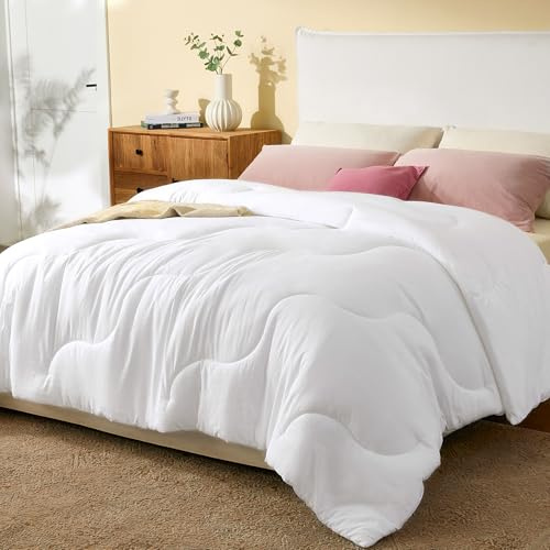 BEDLORE Couette 220x240 Tempérée 220g/m² pour Lit 2 Personnes