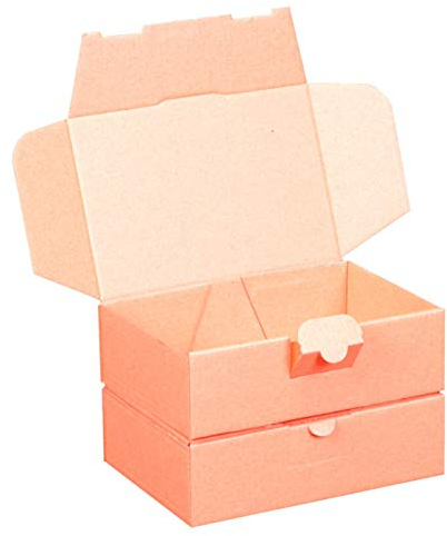 smiley pack 200 Maxibriefkartons 160 x 110 x 50 mm braun (200 Stück) DIN A6 Maxibrief Versandkarton für DHL DPD GLS Hermes Warensendung Büchersendung mit Steckverschluss