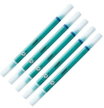 LAMY Lot de 5 effaceurs en plastique avec pointe effaceur et pointe de correction - Uniquement pour effacer l'encre bleu roi