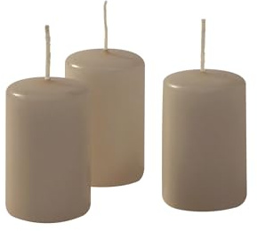 Cereria di Giorgio Risthò ljus diameter 4 cm höjd 7 – taupe – 12-pack