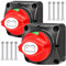 HOLMOL Batterie Trennschalter 12V 24V 48V, 2 Stück Batterietrennschalter 12V, 275A Batterie Trennschalter Auto, Hauptschalter 12 Volt, Batterieschalter für Boot, Marine, LKW, ATV, Wohnmobil