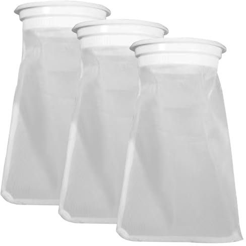 HoveeLuty IBC Tote Filter 3Pcs 5.3 x 250mm IBC Lid Filter Fine Mesh Rain Barrel Nylon Washable Reusable Replacement Rain Water Water Barrel Accessories