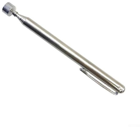 Outil de ramassage magnétique télescopique avec capacité de 1,6 kg et construction en acier inoxydable pour réparation et entretien de voiture dans les zones difficiles d'accès