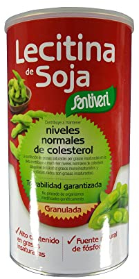 Santiveri - Lecitina de Soja granulada, Bote Grande - 400 GR