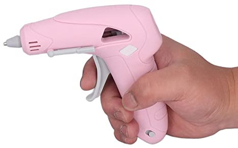 Pistolet à Colle Chaude sans Fil, Mini Pistolet à Colle Thermofusible, Kit de Pistolet à Colle avec 30 Bâtons de Colle de qualité Supérieure, Batterie Rechargeable USB 2200 MAh