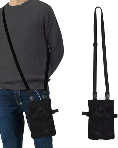 EUYKQNOI sacche urina da gamba sacche per urina sacche per catetere Porta Sacca Catetere da Gamba Elasticizzata e Versatile - Copri Sacca per le Urine Universale, Indossabile e Discreta (Nero)