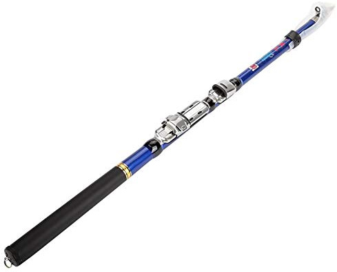 Fishing Rod Ultra-light Glass Fiber Fishing Rod Mini Casting Rock Sea Telescopic Pole 1.8/2.1/3.0m Accessories(3.0 m)
