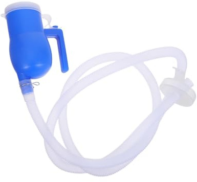 ZUNOXAZ Bottiglie per urina per ospedali - Contenitore per drenaggio notturno - Camera maschile con coperchio Utilizzato in ospedali e case per, emergenza, viaggi e campeggio Lunghezza 1,6 m