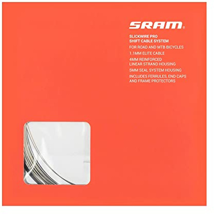 Sram SlickWire Pro Schaltzug Schwarz 4mm