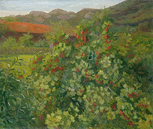 ArtDirect The Currant Bush (1905) 42x36 UnFramed Museum Art Print Poster Ready for Framing by Thorvald Erichsen (Norwegian, 1868–1939)