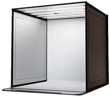 1/2 stycken produktfotobox - ljuslåda för fotostudio, med LED-ljuspärlor