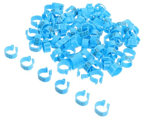 Sosoport 100stücke Pigeon Leg Bands Digitale Identifikationsringe Für Tauben Langlebige Und Leicht Zu Verwendende Fußringe Für Vögel Für Zucht Und Training