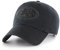 '47 NFL San Francisco 49ers Clean Up Unisex-Baseballkappe, Verstellbarer Riemenverschluss, Einheitsgröße, Team Logo, Farbe Schwarz
