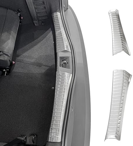 Recambo | Protector de Parachoques Trasero | Compatible con Dacia Jogger | a Partir de 2021 | Acero Inoxidable Mate | Protección Borde de Carga