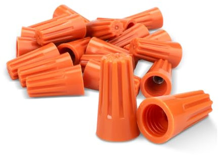 Innfeeltech 20 piezas de conexión eléctrica de alambre de tornillo de torsión de la tapa del conector, tuercas giratorias Tapas de conexión de alambre de 1-1,5 mm ².