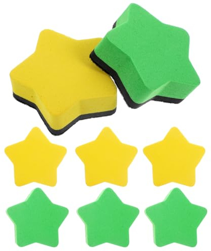Uonlytech 8 Pièces Gommes Magnétiques Réutilisables En Feutre Pour Tableau Blanc Effaceurs Légers Pour Bureau École Et Maison Outils De Nettoyage Efficaces Sans Poussière