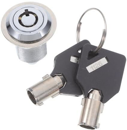 DECOMELODY High Security Tubular with Keys for Cabinets Vending Machines Rv Storage and Cargo Trailers Easy Operate Locking System for Multi Purpose Protection