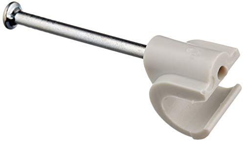 Kopp 345604080 Iso-Schellen 7-11 mm, mit gestifteten Stahlnadeln 30 mm, grau
