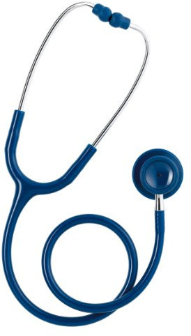 Spengler - Stetoscopio a padiglione doppio, colore: Blu