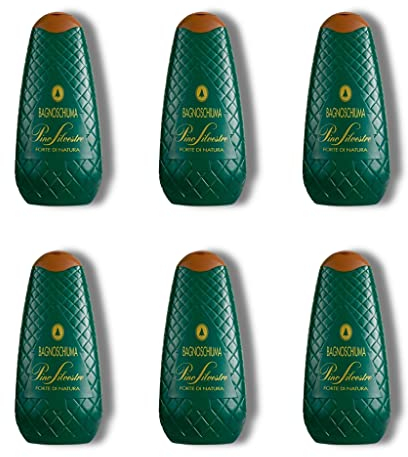 6x Pino Silvestre Forte di natura 750ml Schaumbad shower foam bath Badeschaum