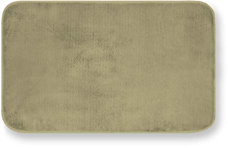 GEMITEX Alfombra Merlino 40 x 70 Gris Muy Absorbente, poliéster