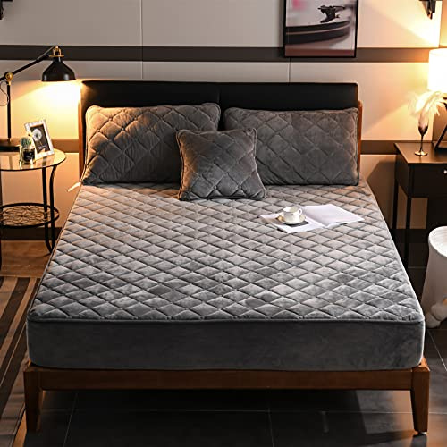 HAIBA Kissenbezug 2er Set 48x74cm grau 100% Mikrofaser Kissenbezug mit Umschlagverschluss Weich und Atmungsaktiv Waschbare