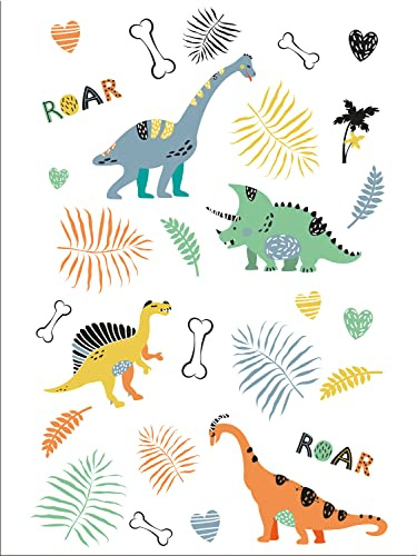 Folat 68362 Tatouages Dino Roars