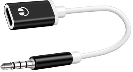 CGACCSD Cable Adaptador Audio USB Type C A Aux Jack 3.5 Mm, Cable Aux Type C, Adaptador De A Toma para Auriculares De 3 5 Mm Jack Microfono, para Auriculares Converti