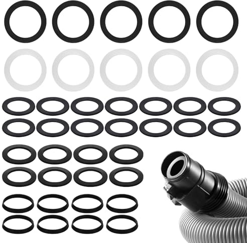 Juego de 40 anillos de sellado, juntas de goma, juntas (40 – 56 mm), para fregaderos de cocina, grifo de baño y desagües de fregadero