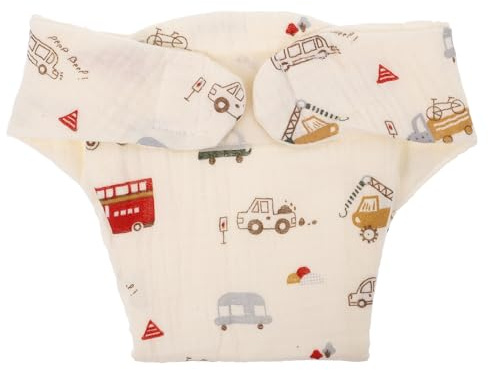 OFFSCH Pantalones de Pañal Reutilizables para Ñiño de Algodón Absorbente y Cómodo, Lavables y Ajustables para Uso Diario y Viajes