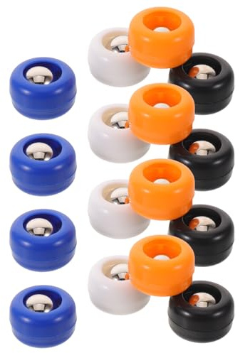 Toyvian Accessoires de Jeux de Curling de Table en Plastique, Lot de 16 Pièces, Glisse sans Effort, Compatible Plusieurs Jeux, Voyages et Réunions de Famille
