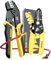 DxCRIMP Flachstecker Crimpzange Set, Crimpwerkzeug kabelschuhe für 0.25-2.5 mm² Kable, Crimpzangen Set mit Abisolierzange, Steckverbinder Crimp Tool, Krimpzange, Selbsteinstellende Crimp Zange