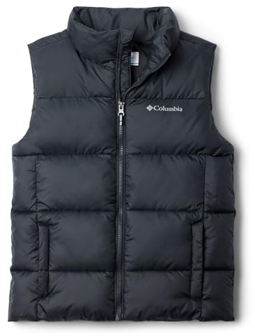 Columbia Puffect Chaleco, Aislamiento Thermarator, Mentonera, Bolsillos Seguros, Puños Elásticos - Juvenil Unisex