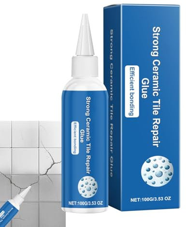 Adhésif pour carrelage en céramique, colle de réparation pour céramique | Colle pour carrelage Colle Céramique Super Colle,Colle imperméable adhésive pour carrelage de sol, adhésif fort à séchage
