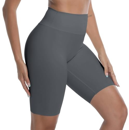 Towintec Cykelbyxor, dam, korta byxor, shorts, leggings, bekväm magkontroll, hög midja, sommar, yogabyxor, komfort, stretchiga underbyxor, sportleggings, knälång, hotpants, korta för fitness, sport