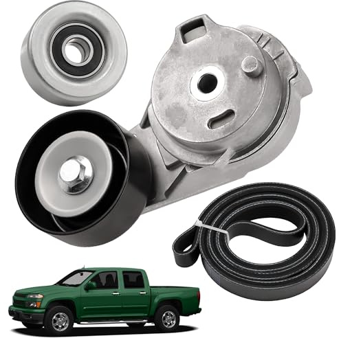 YzusGomumu 90K-38178A Serpentine Drive Belt Tensioner Pulley Idler Pulley Compatible with 2004-2012 Chevrolet Colorado GMC Canyon Hummer H3 Isuzu i-280/290/350/370 Replaces K49280B 38178 49280 89269
