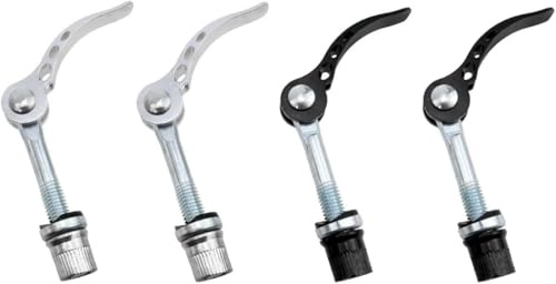 4 Pcs Bicycle Folding Screw Seatpost Fixed Quick Release Screw Rod Mountain Bike Seatpost Clamp Seatpost Locking Saddle Bike Seat Clamps Bike Alloy Seat Post Quick Release Pin Parts